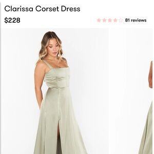 Clarissa Corset Dress- show me your mumu